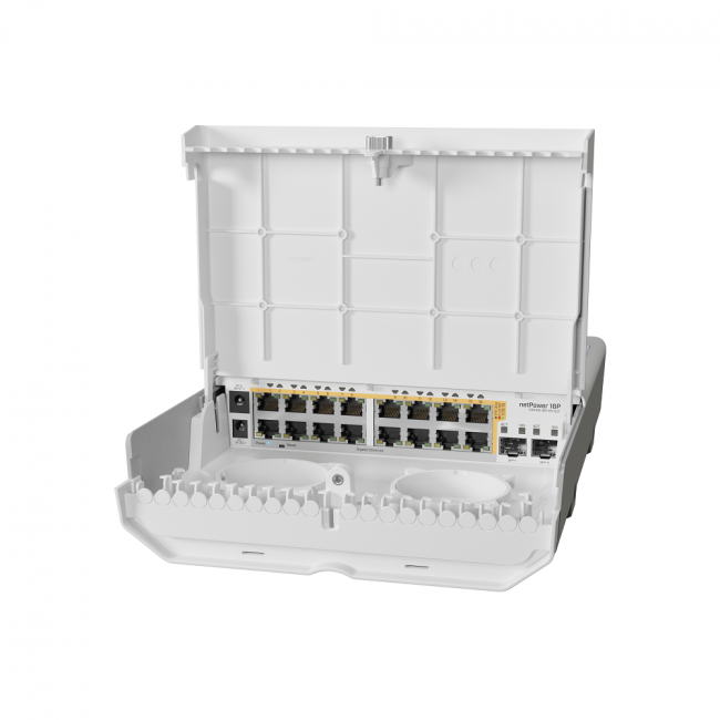 Коммутатор Mikrotik CRS318-16P-2S+OUT — для бизнеса и офиса