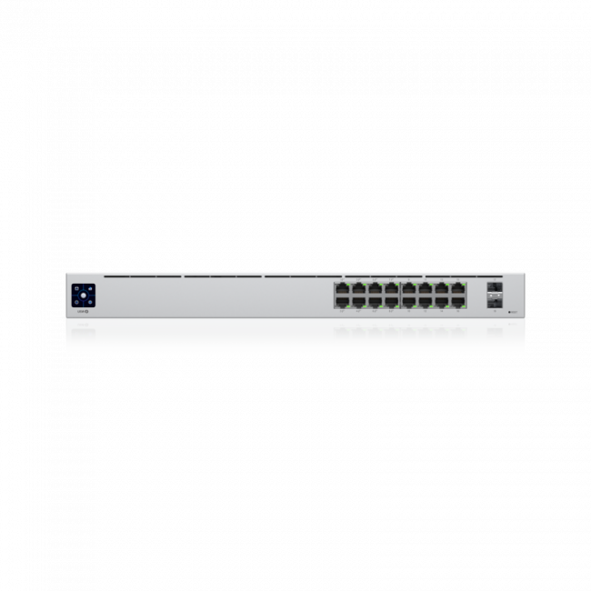 Коммутатор Ubiquiti USW-16-POE — для бизнеса и офиса