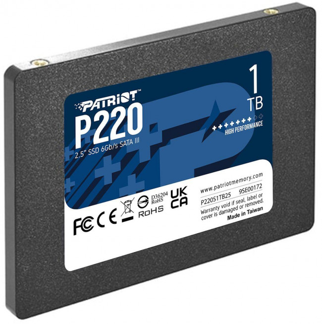 Накопитель SSD Patriot P220S1TB25 — для бизнеса и офиса