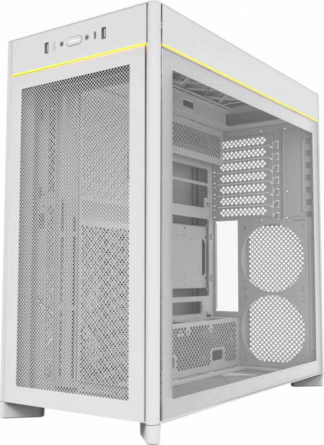 Корпус Montech HS01 WHITE — для бизнеса и офиса