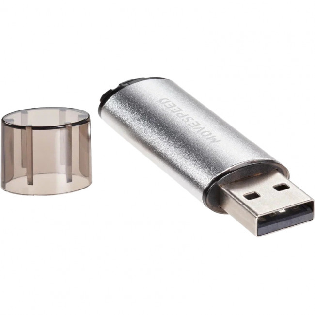 USB2.0 32GB Move Speed M1 серебро Move Speed 32GB M1 (M1-32G) — для бизнеса и офиса