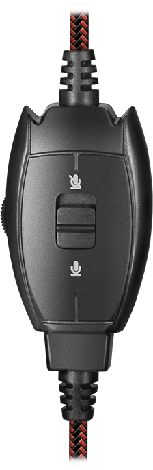 Игровые наушники с микрофоном SVEN AP-G333MV, черный-красный Sven SV-019396