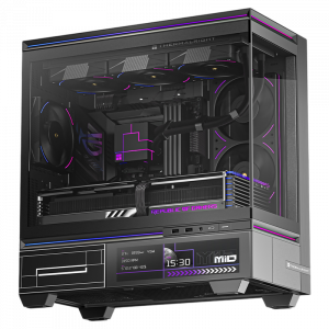Корпус без блока питания Thermalright M10 Vision FAN4-M Black