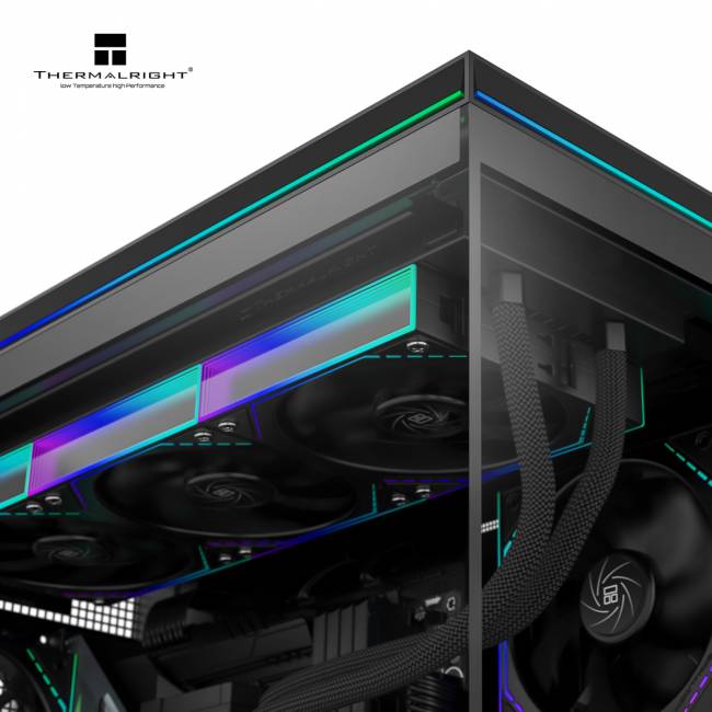Корпус без блока питания Thermalright M10 Vision FAN4-M Black — для бизнеса и офиса Корпус без блока питания Thermalright M10 Vision FAN4-M Black — для бизнеса и офиса