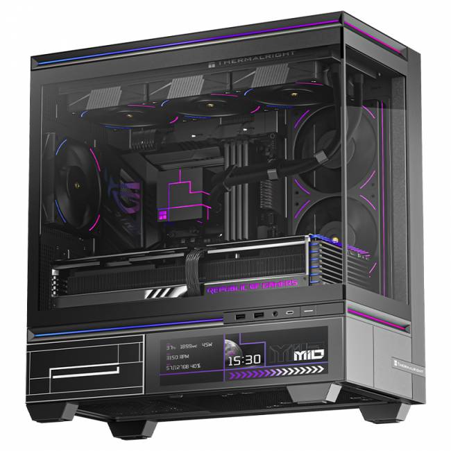 Корпус без блока питания Thermalright M10 Vision FAN4-M Black — для бизнеса и офиса Корпус без блока питания Thermalright M10 Vision FAN4-M Black — для бизнеса и офиса