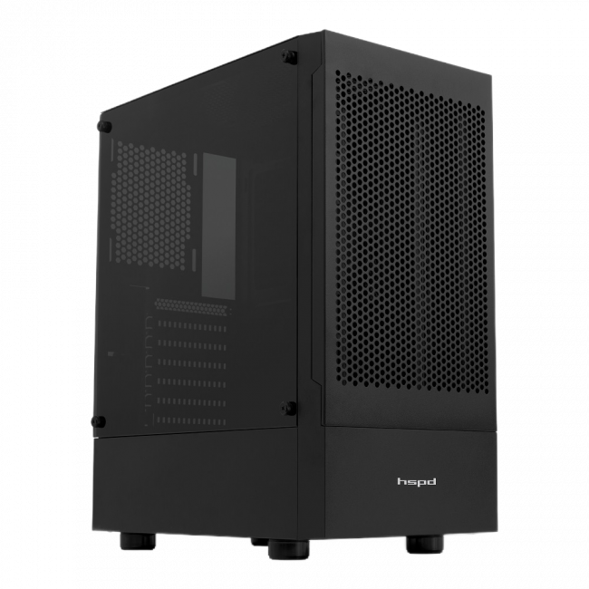 Корпус без блока питания HSPD M540-TGBK — для бизнеса и офиса