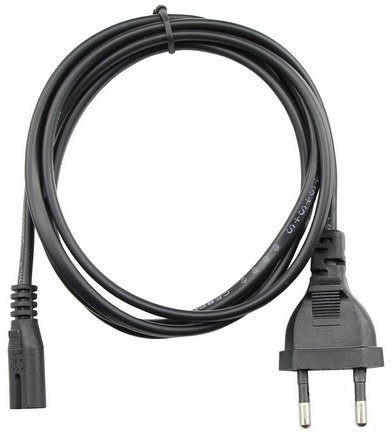 Кабель для аудио-видео техники IEC-320-C7 -- розетка EU, 2-pin <VDE>, VCOM <CE023-CU0.5-1.8>, 1,8m VCOM CE023-CU0.5-1.8M