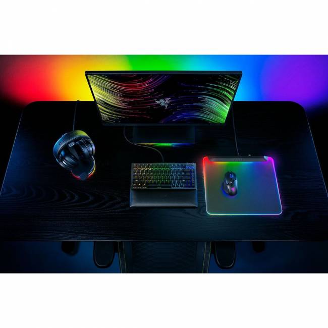 Игровой коврик для мыши Firefly V2 Pro - Black Razer Firefly V2 Pro - Black - Hard Surface Mouse Mat RZ02-04920100-R3M1 — для бизнеса и офиса