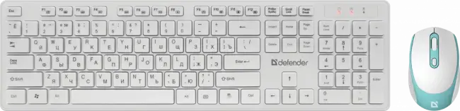 Defender Беспроводной набор Auckland C-987 RU,белый,полноразмерный Defender Auckland C-987 RU — для бизнеса и офиса Defender Беспроводной набор Auckland C-987 RU,белый,полноразмерный Defender Auckland C-987 RU — для бизнеса и офиса