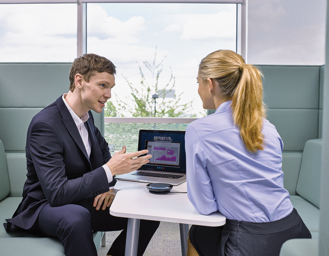 Спикерфон Jabra Speak 410 UC — для бизнеса и офиса Спикерфон Jabra Speak 410 UC — для бизнеса и офиса