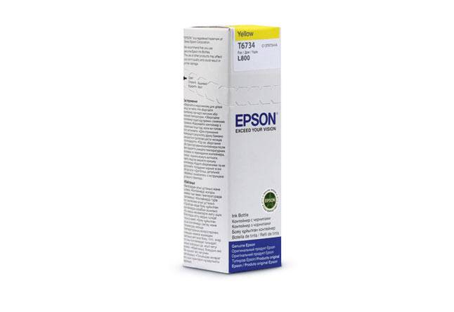 Чернила Epson L800/L1800/L810/L850 (O) C13T67344A/C13T673498, yellow, 70ml — для бизнеса и офиса