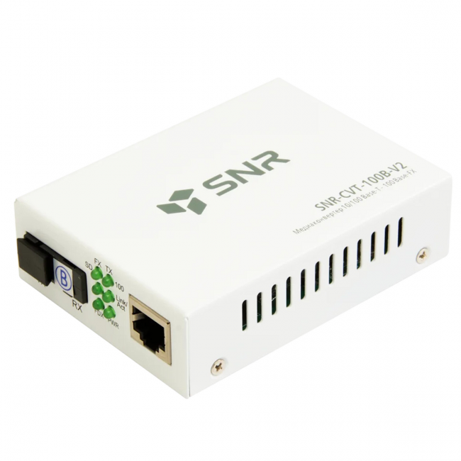 Медиаконвертер SNR SNR-CVT-100B-V2 — для бизнеса и офиса