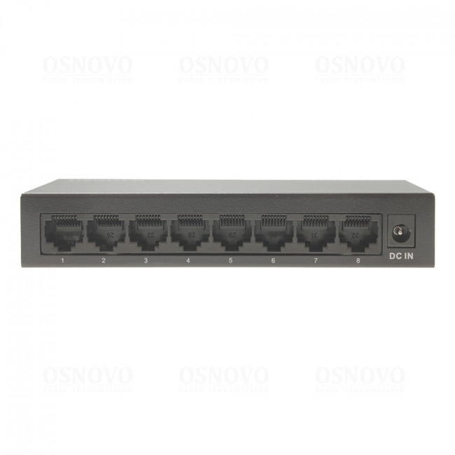 Коммутатор неуправляемый OSNOVO SW-8G — для бизнеса и офиса