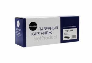 Тонер-картридж NetProduct (N-TK-1160) для Kyocera P2040dn/P2040dw, 7,2K, с чипом