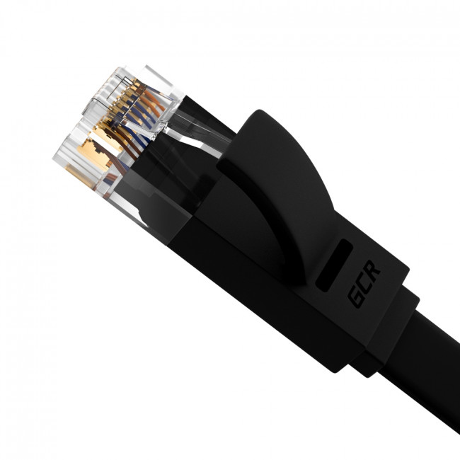 Greenconnect Патч-корд PROF плоский прямой 10.0m, UTP медь кат.6, черный, позолоченные контакты, 30 AWG, GCR-LNC616-10.0m, ethernet high speed 10 Гбит/с, RJ45, T568B Greenconnect RJ45(m) - RJ45(m) Cat.6 U/UTP LSZH 10м — для бизнеса и офиса Greenconnect Патч-корд PROF плоский прямой 10.0m, UTP медь кат.6, черный, позолоченные контакты, 30 AWG, GCR-LNC616-10.0m, ethernet high speed 10 Гбит/с, RJ45, T568B Greenconnect RJ45(m) - RJ45(m) Cat.6 U/UTP LSZH 10м — для бизнеса и офиса
