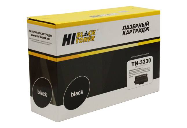 Тонер-картридж Hi-Black (HB-TN-3330) для Brother HL-5440D/5445/5450DN/5470DW/6180DW, 3K — для бизнеса и офиса