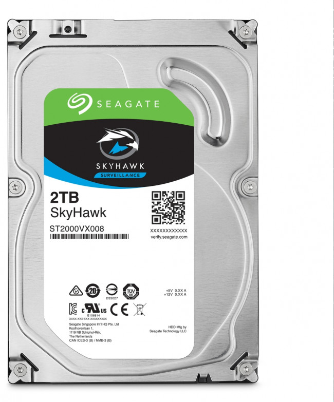 Жесткий диск Seagate SkyHawk Surveillance ST2000VX008 — для бизнеса и офиса
