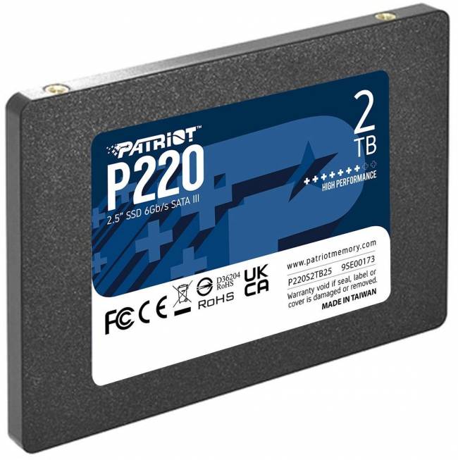 Накопитель SSD Patriot P220S2TB25 — для бизнеса и офиса