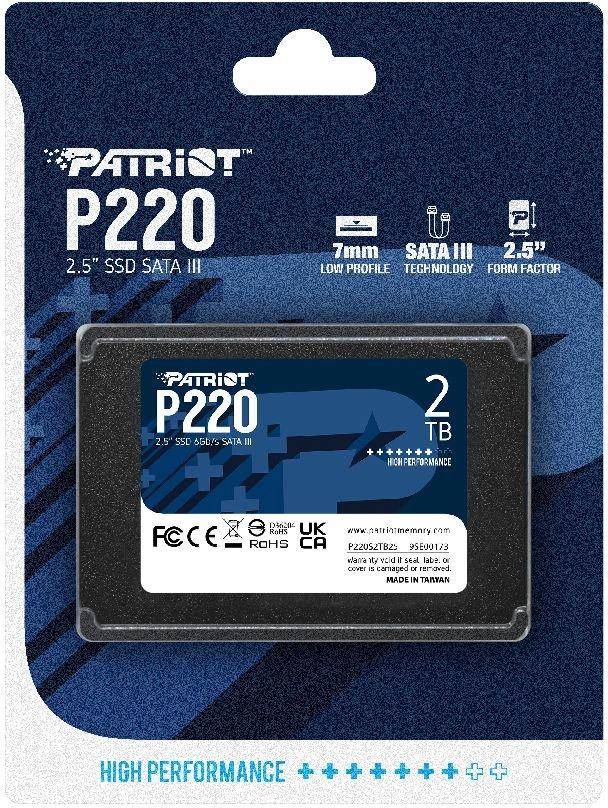 Накопитель SSD Patriot P220S2TB25 — для бизнеса и офиса