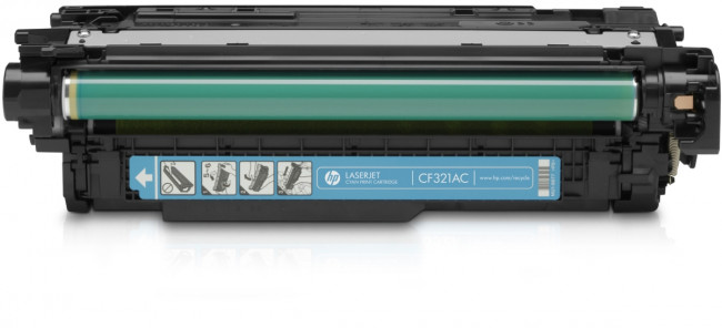 Тонер-картридж HP 653A Cyan LaserJet Contract Toner Cartridge (CF321AC) — для бизнеса и офиса Тонер-картридж HP 653A Cyan LaserJet Contract Toner Cartridge (CF321AC) — для бизнеса и офиса