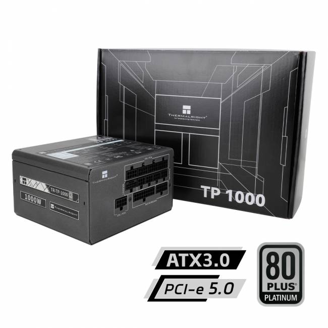 Блок питания 1000W Thermalright, 1000W 80+ Platinum TR-TP 1000 — для бизнеса и офиса