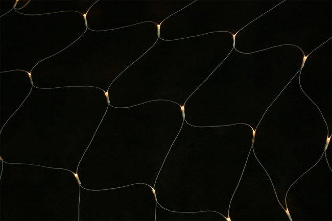 Гирлянда Гирлянда 66LED 220V, 1 режим, 2х1 м, занавес, тёплый белый