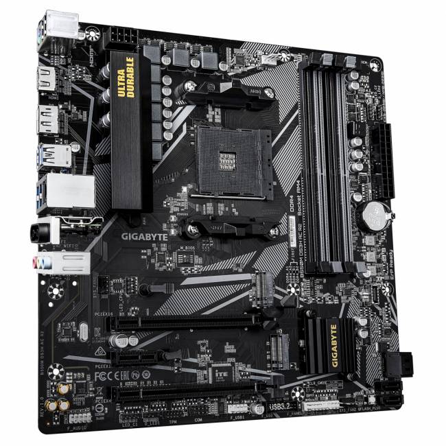 Материнская плата Gigabyte B550M DS3H AC R2 — для бизнеса и офиса