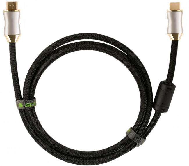 Greenconnect Кабель 5.0m HDMI версия 2.0, HDR 4:2:2, Ultra HD, 4K 60 fps 60Hz/5K*30Hz, 3D, AUDIO, 18.0 Гбит/с, 28/28 AWG, OD7.3mm, тройной экран, черный нейлон, DELUX, GCR-51282 Greenconnect HDMI (m) - HDMI (m) 5м — для бизнеса и офиса
