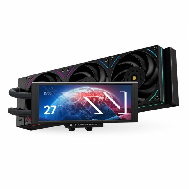 Водяное охлаждение для процессора Thermalright Trofeo Vision 360 Black — для бизнеса и офиса Водяное охлаждение для процессора Thermalright Trofeo Vision 360 Black — для бизнеса и офиса
