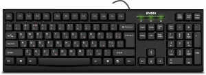 Клавиатура SVEN KB-S300 чёрная (104кл.) SVEN KB-S300