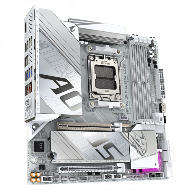 Материнская плата B850M A ELT WF6E ICE — для бизнеса и офиса Материнская плата B850M A ELT WF6E ICE — для бизнеса и офиса