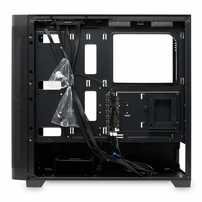 Корпус без блока питания HSPD M740-TGBK — для бизнеса и офиса