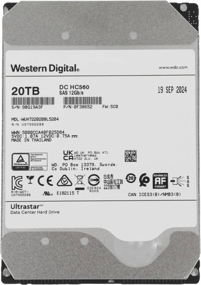 Жесткий диск WD 0F38652 — для бизнеса и офиса