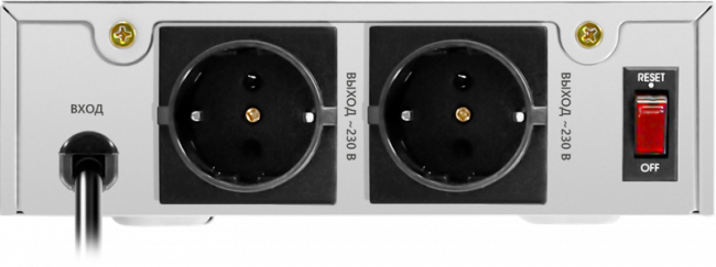 Стабилизатор напряжения ASW 2000D настенный 1200Вт толщина 65мм, 2 розетки Defender ASW 2000D (99047) — для бизнеса и офиса
