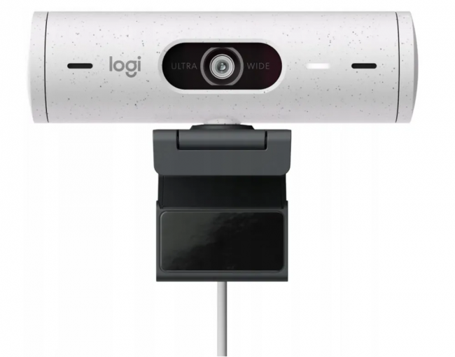 Веб-камера Logitech BRIO 500 HD Webcam - OFF-WHITE - USB — для бизнеса и офиса