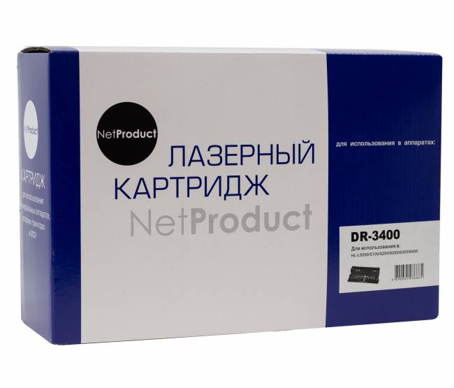 Драм-юнит NetProduct (N-DR-3400) для Brother HL-L5000/5100/5200/6250/6300/6400, 30K — для бизнеса и офиса