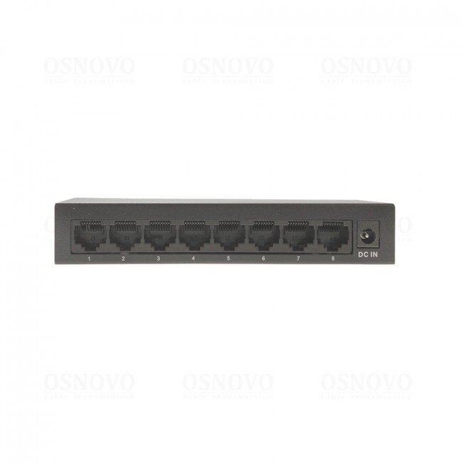 Коммутатор неуправляемый OSNOVO SW-8F — для бизнеса и офиса Коммутатор неуправляемый OSNOVO SW-8F — для бизнеса и офиса