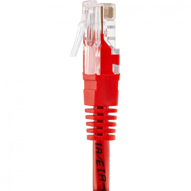 Патчкорд литой "Telecom" UTP кат.5е 2,0м красный VCOM NA102-R-2M