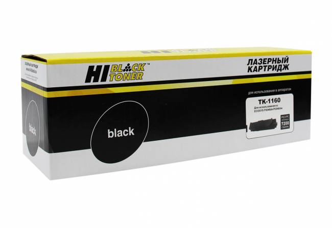 Тонер-картридж Hi-Black (HB-TK-1160) для Kyocera P2040dn/P2040dw, 7,2K, с чипом — для бизнеса и офиса