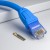 GCR Патч-корд прямой 0.75m UTP кат.6, синий, 24 AWG, ethernet high speed, RJ45, T568B, GCR-52399 Greenconnect GCR-52399