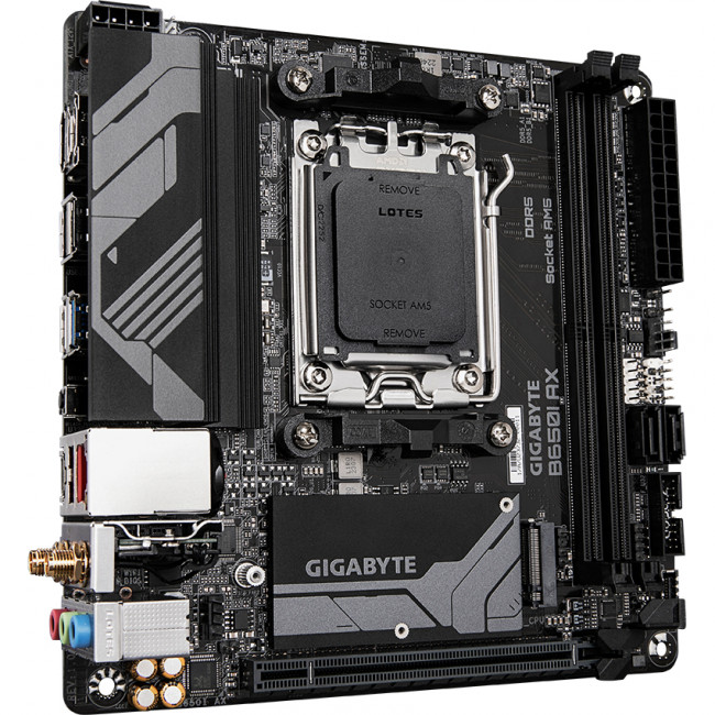 Материнская плата GIGABYTE B650I AX — для бизнеса и офиса Материнская плата GIGABYTE B650I AX — для бизнеса и офиса