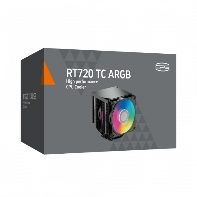 Кулер для процессора PCCooler CPU Cooler RT720 TC ARGB BK BLACK — для бизнеса и офиса Кулер для процессора PCCooler CPU Cooler RT720 TC ARGB BK BLACK — для бизнеса и офиса