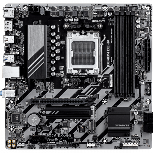 Материнская плата GIGABYTE B840M D3HP — для бизнеса и офиса