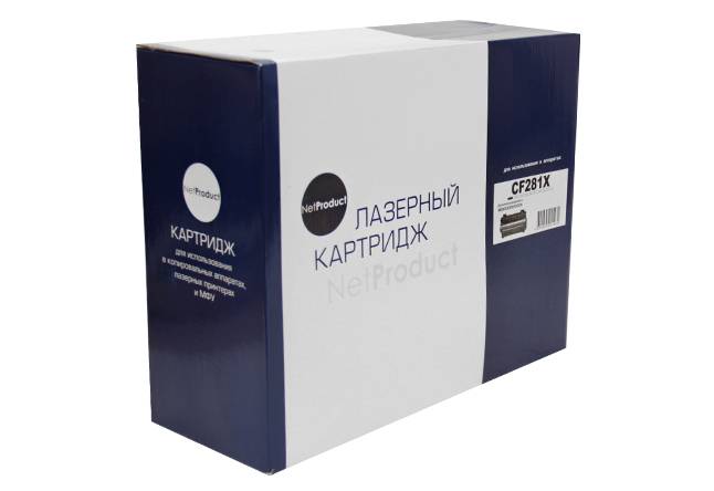 Картридж NetProduct (N-CF281X) для HP LJ Enterprise M630z/630H/630DN, 25K — для бизнеса и офиса
