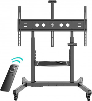 Мобильная стойка МОТОРИЗОВАННАЯ ONKRON на 1 ТВ ONKRON TS1991 eLift BLACK