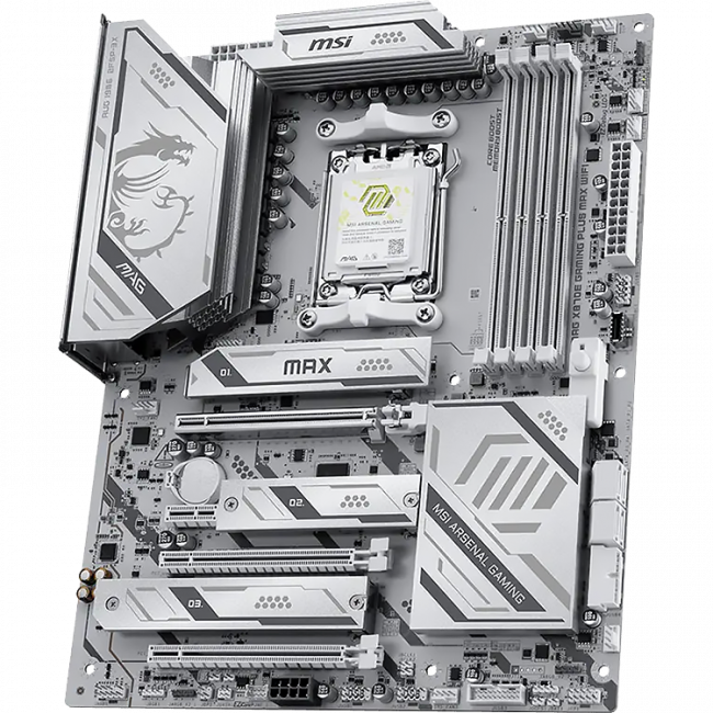 Материнская плата MSI MAG X870E GAMING PLUS MAX WIFI — для бизнеса и офиса Материнская плата MSI MAG X870E GAMING PLUS MAX WIFI — для бизнеса и офиса