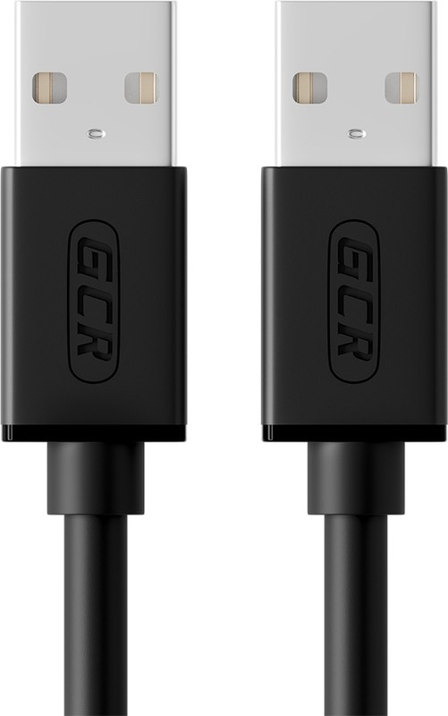 GCR Кабель 0.75m USB 2.0, AM/AM, черный, 28/28 AWG, экран, армированный, морозостойкий, GCR-UM2M-BB2S-0.75m Greenconnect GCR-UM2M-BB2S-0.75m