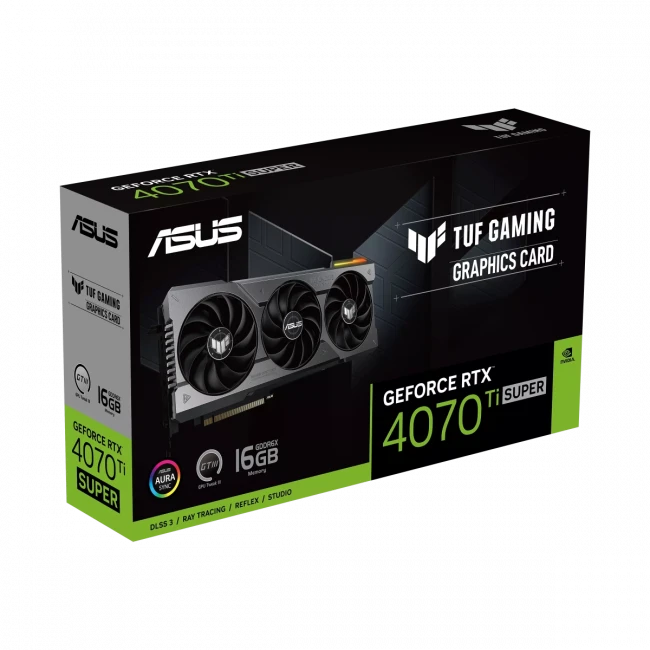 Видеокарта ASUS TUF-RTX4070TIS-16GGAMING — для бизнеса и офиса