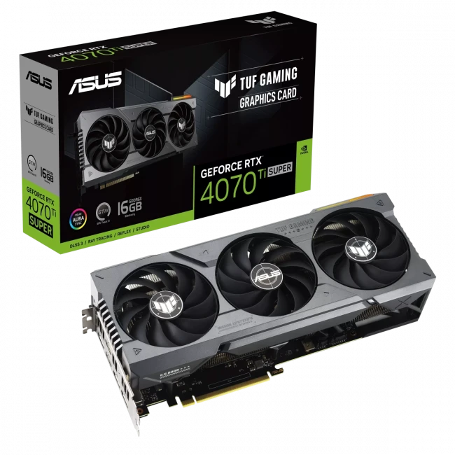 Видеокарта ASUS TUF-RTX4070TIS-16GGAMING — для бизнеса и офиса