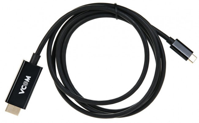 Кабель-адаптер USB 3.1 Type-Cm --> HDMI A(m) 3840x2160@30Hz, 1m VCOM <CU423C> Telecom USB 3.1 Type-CM --> HDMI A(m) — для бизнеса и офиса